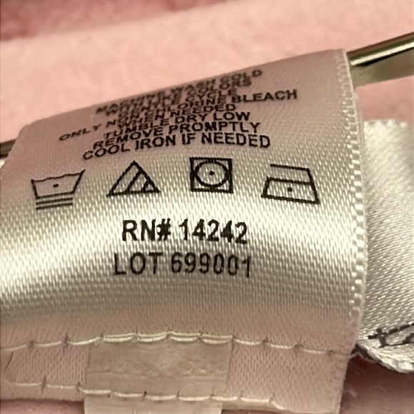 Oscar de la Renta Pajamas 2 Piece Set Pink Sz M Vintage Fleece Lounge Floral. - Picture 5 of 13